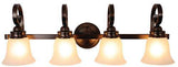 Monument 617229 Lighting 617205 Sanibel 4 Light Vanity Oil Rubbed Bronze