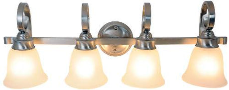 Monument Lighting 617252 Sanibel 4 Light Vanity Brushed Nickel