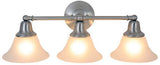 Monument Lighting 617267 Sonoma 3 Light Vanity Light Brushed Nickel
