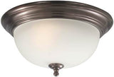 Monument 617287 Lighting 617263 Sonoma 1 Light Flush Mount Oil Rubbed Bronze