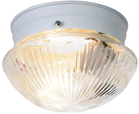 Monument Lighting 671331 Ribbed Glass Ceiling Fixture
