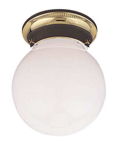 Monument 671336 Lighting 671338 Globe Ceiling Fixture Polished Brass