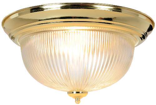 Monument 671675 Lighting 558732 Halophane Dome Ceiling Fixture Polished Brass