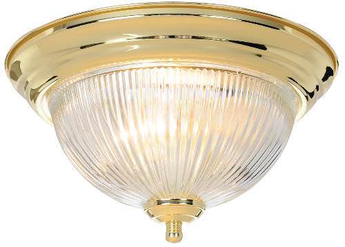 Monument 671676 Lighting 558730 Halophane Dome Ceiling Fixture Polished Brass
