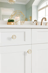 Amerock 2PK36971MOP Accents Gold/Mother of Pearl Knob Lifestyle Image Close Crop 2