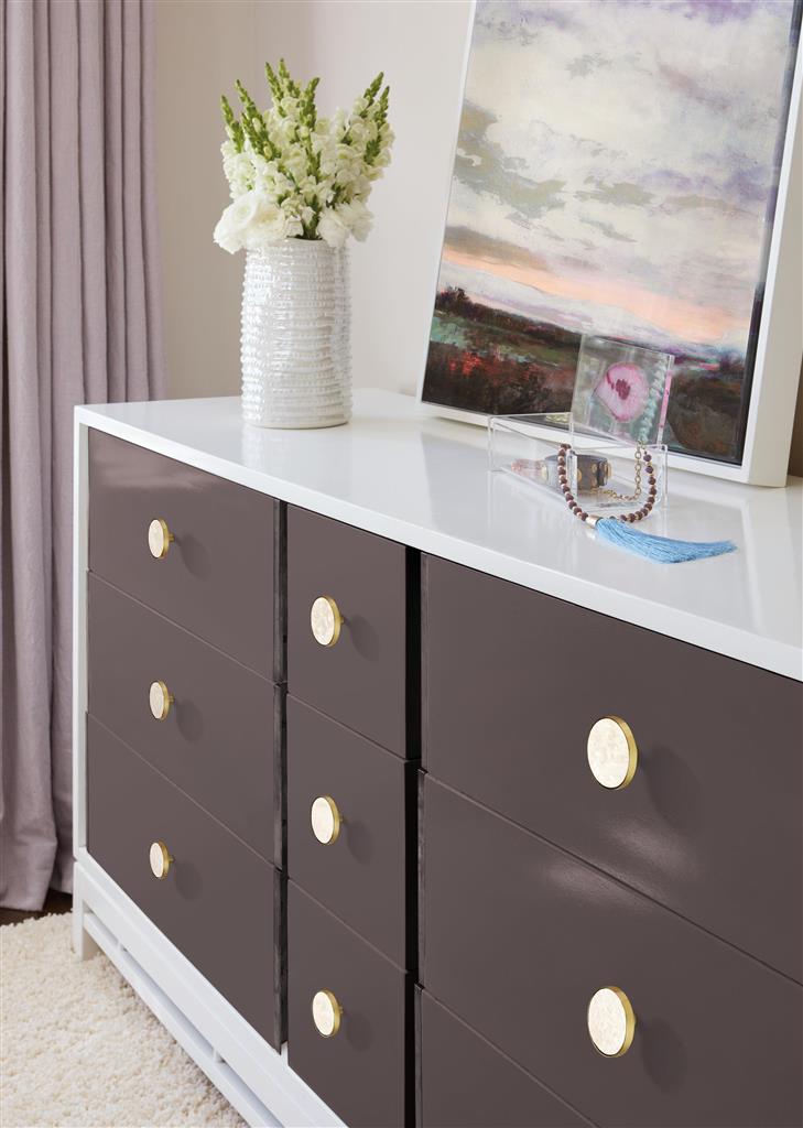 Amerock 2PK36972MOP Accents Gold/Mother of Pearl Knob lifestyle view 1