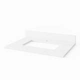 Jeffrey Alexander Percival 30" Natural Oak Single Sink Bathroom Vanity with White Quartz Top - 8 in. Widespread Faucet Top - VKITPER30NOWQR1 product image 4