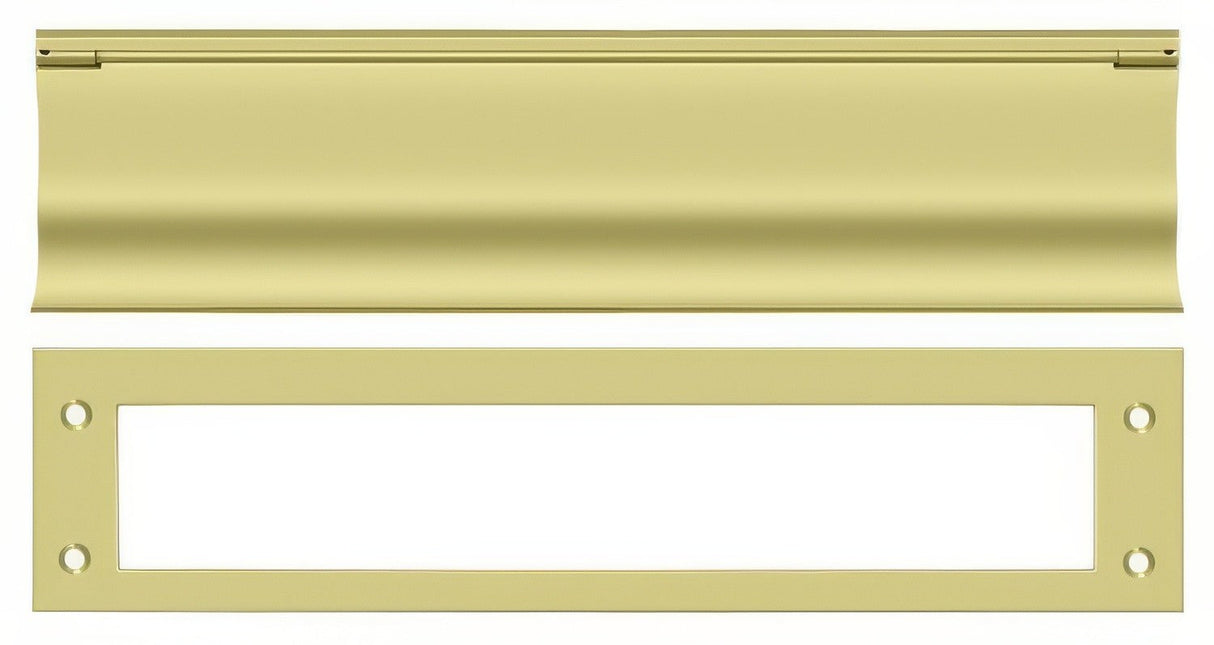 Deltana MS0030U3 polished brass mail slot
