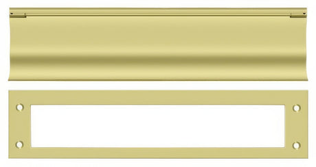 Deltana MS0030U3 polished brass mail slot