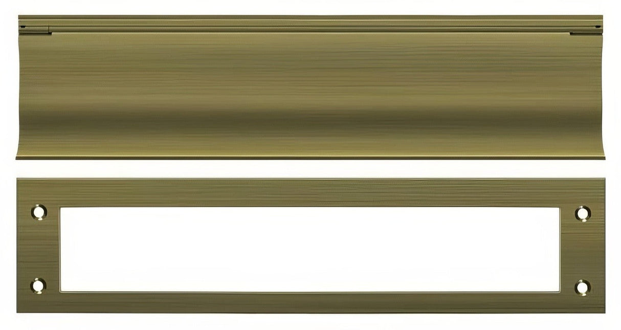 Deltana MS0030U5 antique brass mail slot