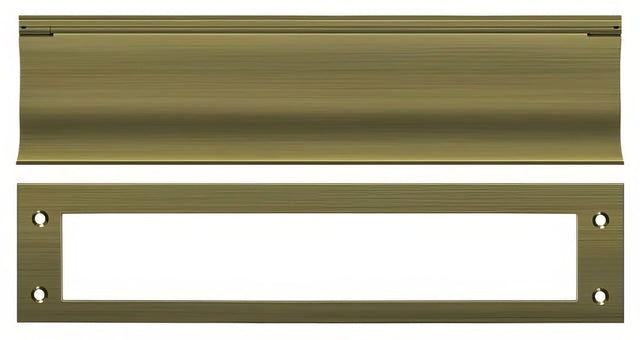 Deltana MS0030U5 antique brass mail slot