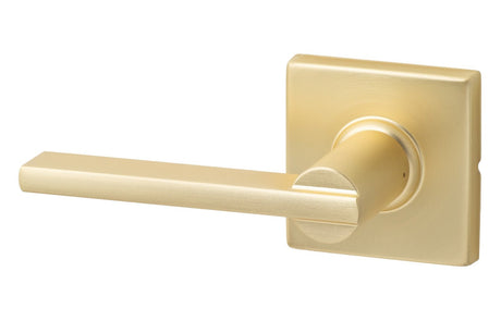 Sure-Loc MS101-SQ SB satin brass passage door lever