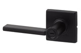 Sure-Loc MS102-SQ FBL flat black privacy door lever