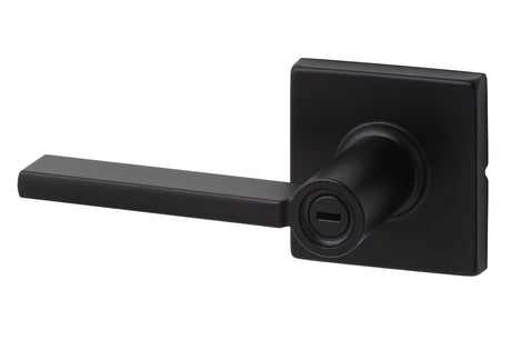 Sure-Loc MS102-SQ FBL flat black privacy door lever
