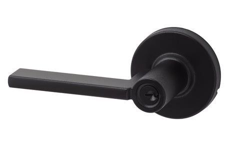 Sure-Loc Hardware MS107-RD FBL keyed entry keyed entry door lever in polished brass, additional view
