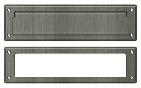 Deltana MS211U15A antique nickel mail slot