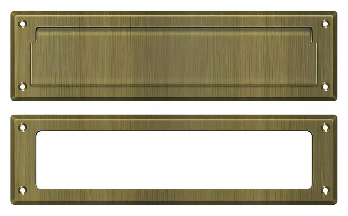 Deltana MS211U5 antique brass mail slot