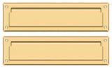 Deltana MS212CR003 lifetime polished brass mail slot