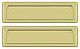 Deltana MS212U3 polished brass mail slot
