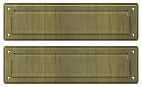 Deltana MS212U5 antique brass mail slot