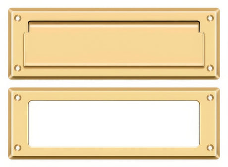 Deltana MS626CR003 lifetime polished brass mail slot