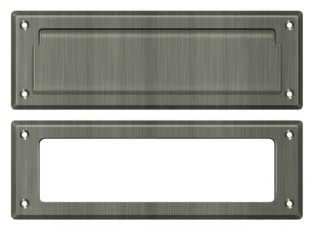 Deltana MS626U15A antique nickel mail slot