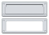 Deltana MS626U26 polished chrome mail slot