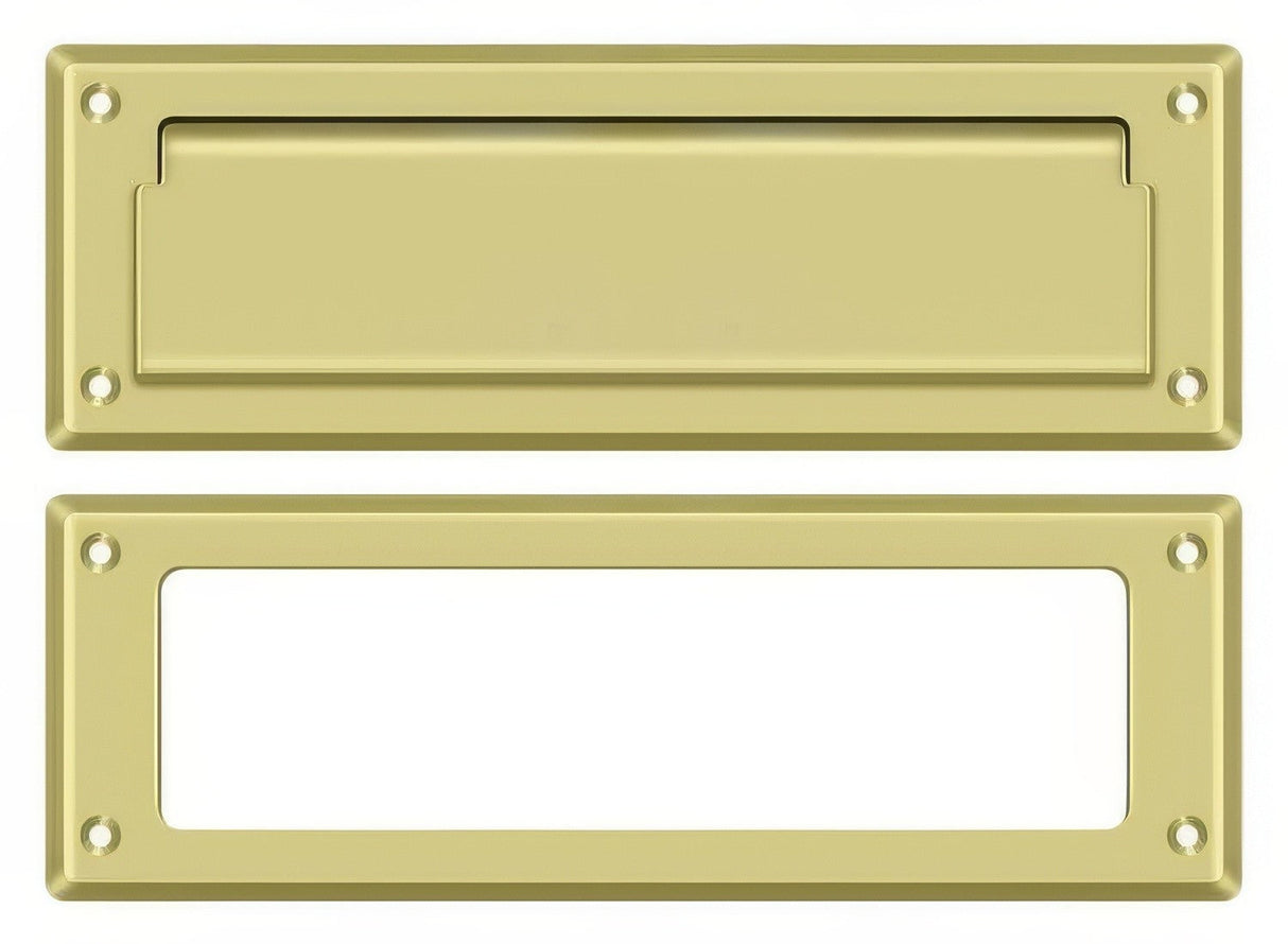 Deltana MS626U3 polished brass mail slot