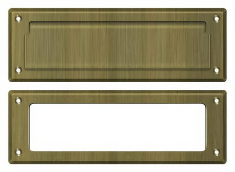 Deltana MS626U5 antique brass mail slot