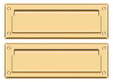 Deltana MS627CR003 liftime polished brass mail slot