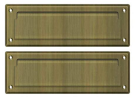Deltana MS627U5 antique brass mail slot