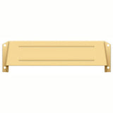 Deltana MSH158CR003 lifetime polished brass letter box hood