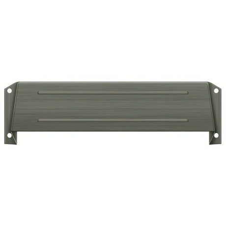 Deltana MSH158U15A antique nickel letter box hood