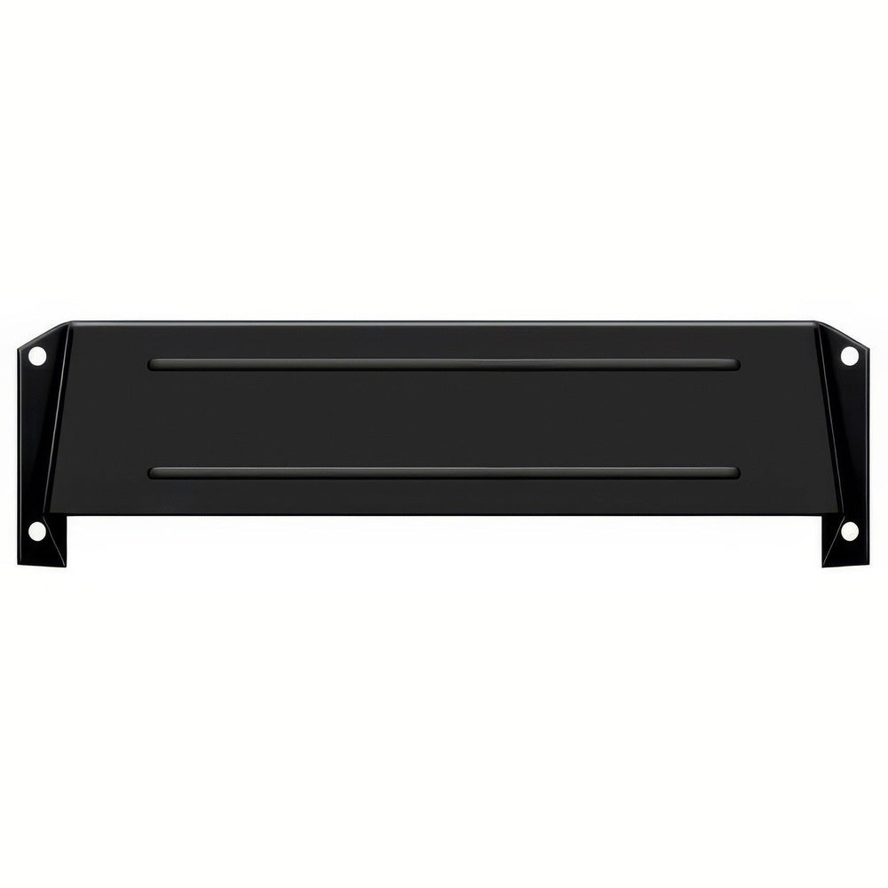 Deltana MSH158U19 flat black letter box hood