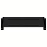 Deltana MSH158U19 flat black letter box hood