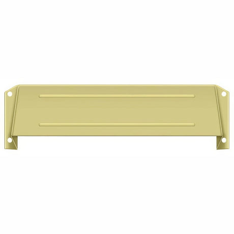 Deltana MSH158U3 bright brass letter box hood