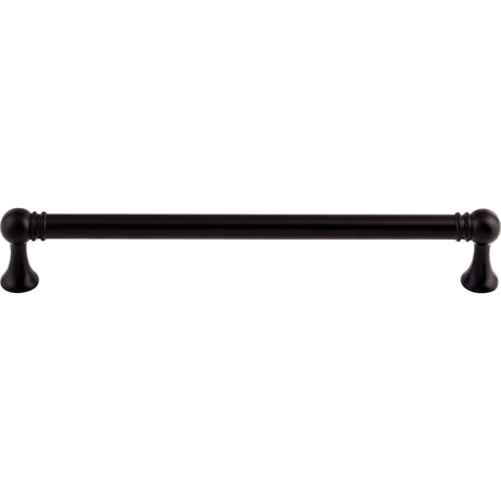 Top Knobs TK805BLK Kara 7 9/16" Center to Center Bar Pull Flat Black