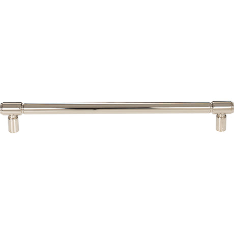 Top Knobs TK3116PN Clarence 8 13/16" Center to Center Bar Pull Polished Nickel