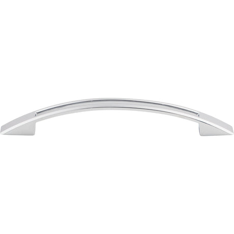 Top Knobs TK619PC Tango Cut Out 5 1/16" Center to Center Bar Pull Polished Chrome