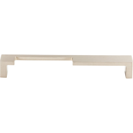 Top Knobs TK257BSN Modern Metro Notch Pull A 7" Center to Center Bar Pull Brushed Satin Nickel