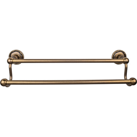 Top Knobs ED7GBZE TOP BATH (R) Edwardian Bath Double 20 1/2" Wall Mounted Towel Bar German Bronze