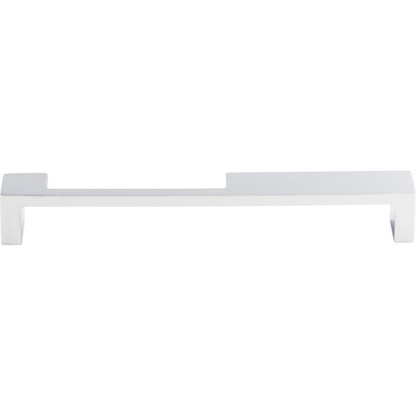 Top Knobs TK260PC Modern Metro Notch Pull B 7" Center to Center Bar Pull Polished Chrome
