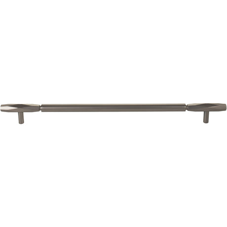 Top Knobs TK3086AG Kingsmill 12" Center to Center Bar Pull Ash Gray