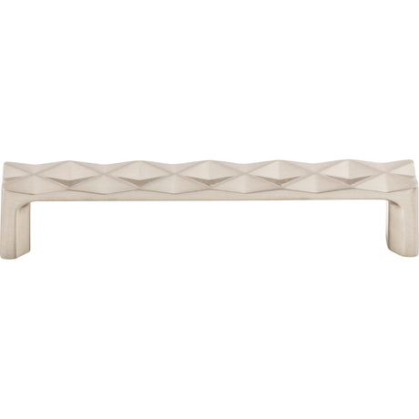 Top Knobs TK562BSN Quilted 5 1/16" Center to Center Bar Pull Brushed Satin Nickel