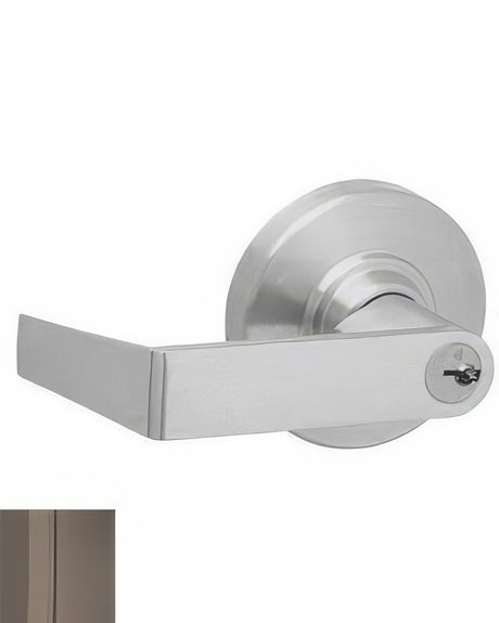 Schlage ND53BRHO613 Rhodes keyed entry keyed entry door lever, additional view