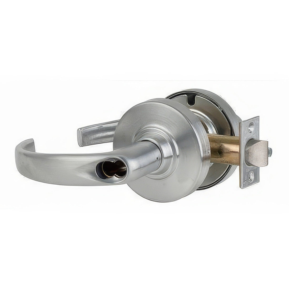 Schlage Commercial ND53BSPA626 satin chrome keyed entry door lever