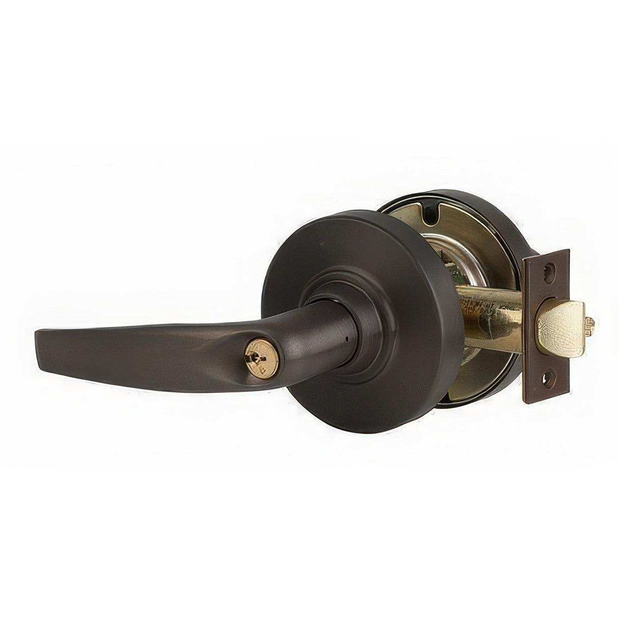 Schlage Commercial ND53LATH613 oil rubbed bronze keyed entry door lever
