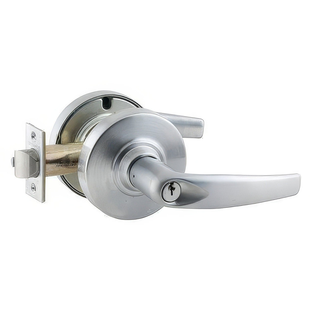 Schlage Commercial ND53LATH626 satin chrome keyed entry door lever