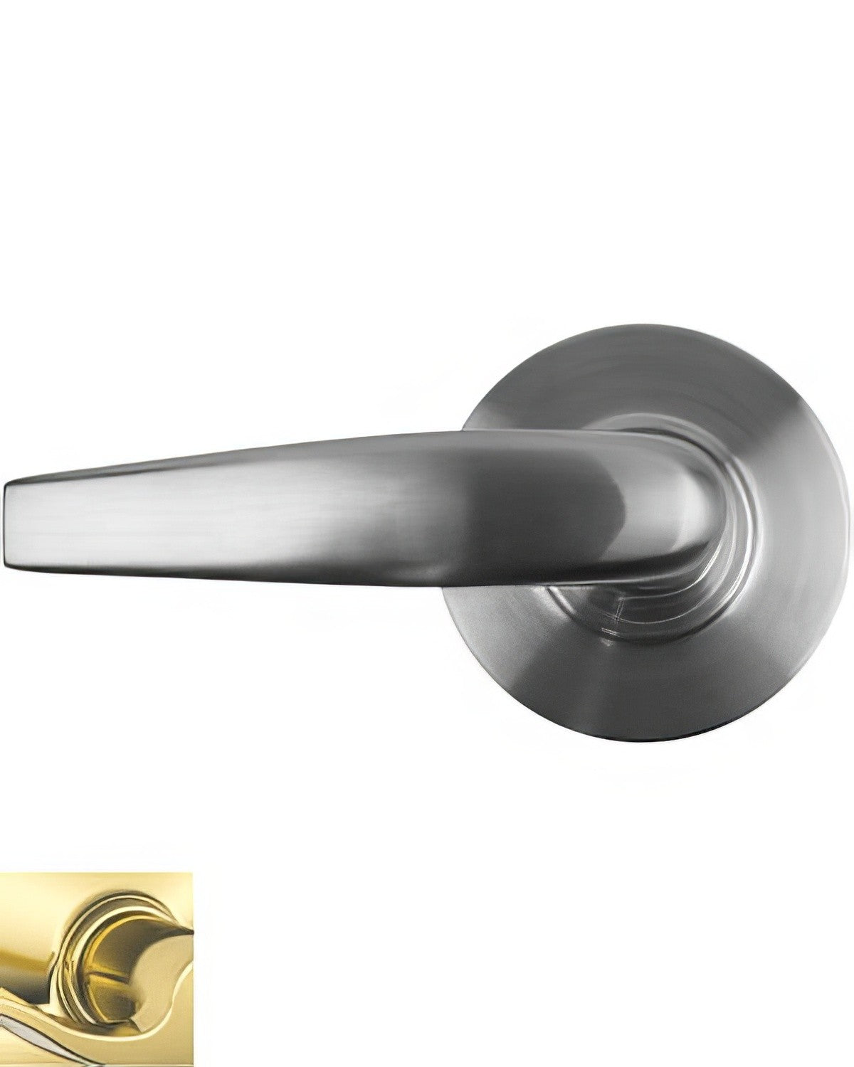 Schlage Commercial ND53RATH605 polished brass keyed entry door lever