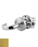 Schlage Commercial ND53RSPA606 satin brass keyed entry door lever